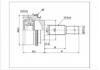 ремкомплект граната CV Joint:TO-008F2A